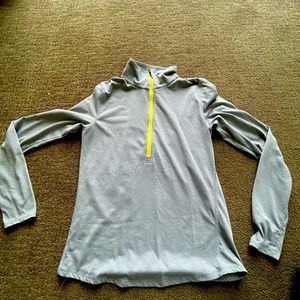 Under Armour quarter zip.